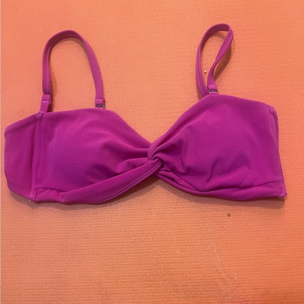 Andie Swim Twist Bikini Top with Removable Straps